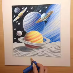 the space coloring book features several planets on earth