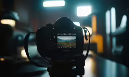 an image of a camera taking pictures in the dark