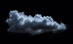 a cloudy cloud that is floating in the sky