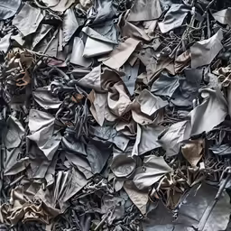 some random metal that is sitting on the ground