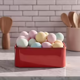 there are balls of different colors in the box