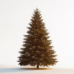 a single tree is shown against a snowy sky