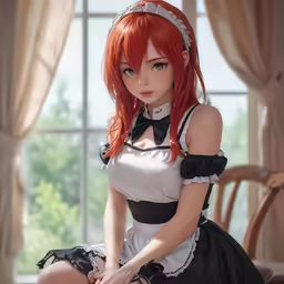 a person sitting down wearing an outfit