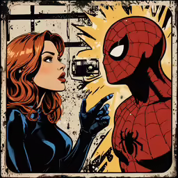 the cover of the spider - woman comic