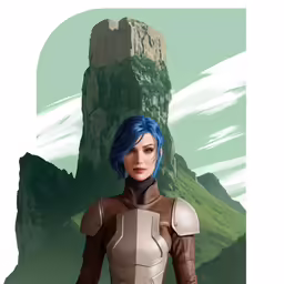 an image of a young woman in a star wars costume