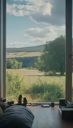 a couple of people are on the floor by a window