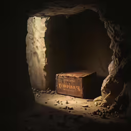 a picture of some very old boxes