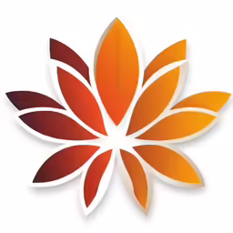 a colorful flower with many petals on it