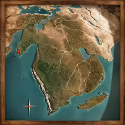 an artistic image of the united states, with the city of columbus at the base