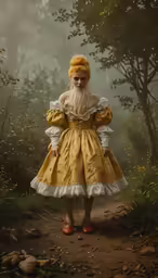 an image of a woman dressed as a princess