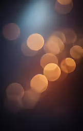 boke effect of lights are shining in the dark