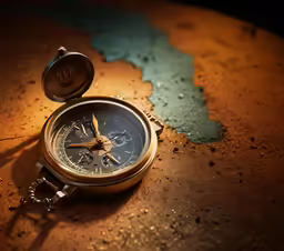 a watch sitting on top of a rusty surface
