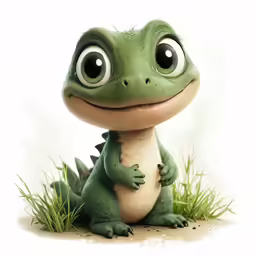 a close up of an animated frog with an angry look on its face