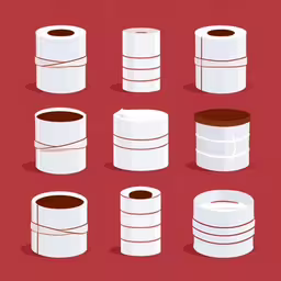 an illustration of different types of paper and their uses
