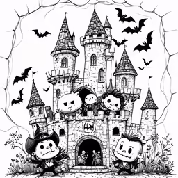 an image of kids with bats flying around