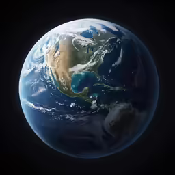 the earth as seen from space