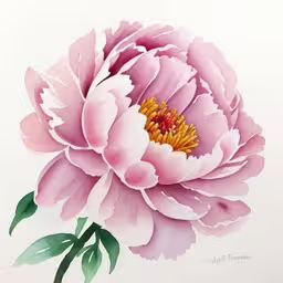 a close up shot of the center portion of a flower,a large pink flower on top of a white sheet