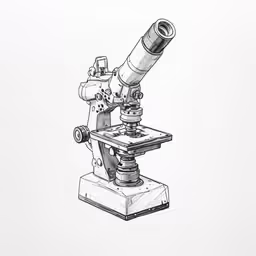 a black and white drawing of an object