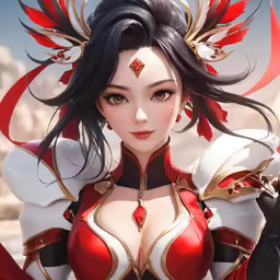 a character that looks like a woman wearing a costume