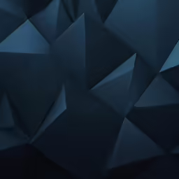 the background shows black triangular shapes