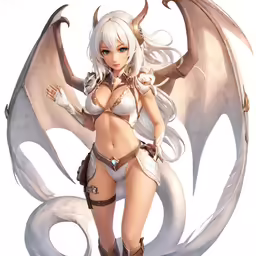 a pretty white woman with wings and boots