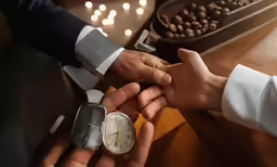 the couple is exchanging their rings on their wedding day