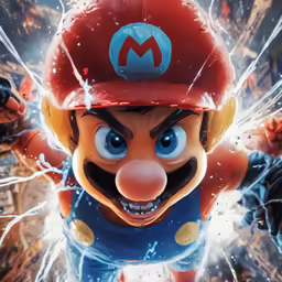 mario from the nintendo wii game is shown