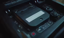 the electronic equipment in the back of the box is empty