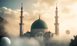 some type of building that has been designed to look like a mosque