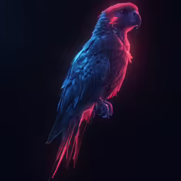 a colorful bird is perched on a branch