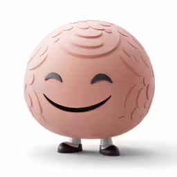 an egg with a smiley face sitting on its legs
