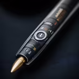 a pen that has a long tip in it