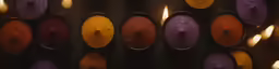 several colors of powder in different shapes and sizes