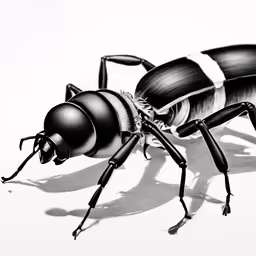 a large insect with long legs and a long body