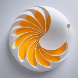a circular object with many designs on it