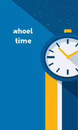 a wall clock with the time 4 50
