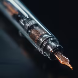 an electronic vaping device with a liquid inside