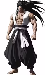 a picture of an anime character with long hair and black hair
