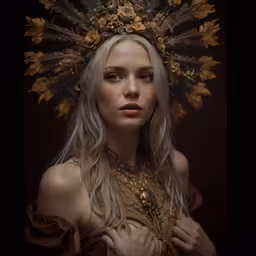 an image of a woman dressed like a demon
