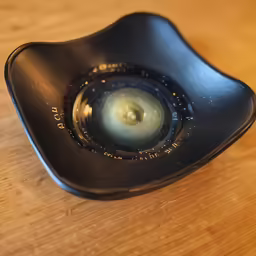 a close up of an analog camera