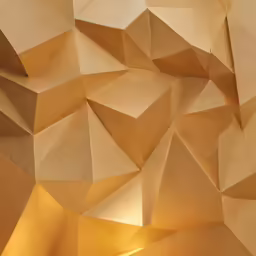 close up view of geometrically designed paper