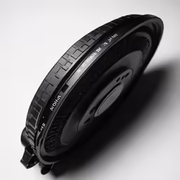 a large black object on a white background