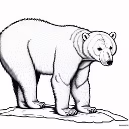 /tmp/FOOA5Duax.jpg = the bear is standing on a rock in the grass
,/tmp/FOOA5Duax.jpg = an outline drawing of a bear on the ground
,/tmp/FOOA5Duax.jpg = the polar bear is standing on some ice
,/tmp/FOOA5Duax.jpg = a bear standing on a rock in black and white
,/tmp/FOOA5Duax.jpg = a bear standing on top of a rock in the middle of the ocean
,/tmp/FOOA5Duax.jpg = the bear is looking forward at something
,/tmp/FOOA5Duax.jpg = a drawing of a polar bear standing on snow

