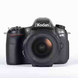 a camera with a lens attached to it