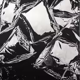a large window that has frost on it