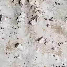paint and dirt are on a wall and surface
