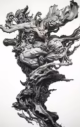 this is an abstract photograph of a person