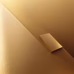 gold background with a sheet of paper