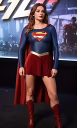 wonder woman dressed up as a superhero
