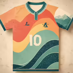 a shirt that has the number 10 on it